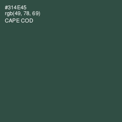 #314E45 - Cape Cod Color Image